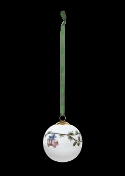 Kähler Hammershøi Christmas Kule 2023 Ø6 cm hvit m. deko