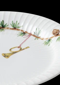 Kähler Hammershøi Christmas Tallerken Ø19 cm hvit m. deko
