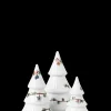 Kähler Hammershøi Christmas tree hvit m. deko 3 stk.