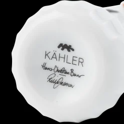 Kähler Hammershøi Christmas Snøjente hengende H6,5 hvit