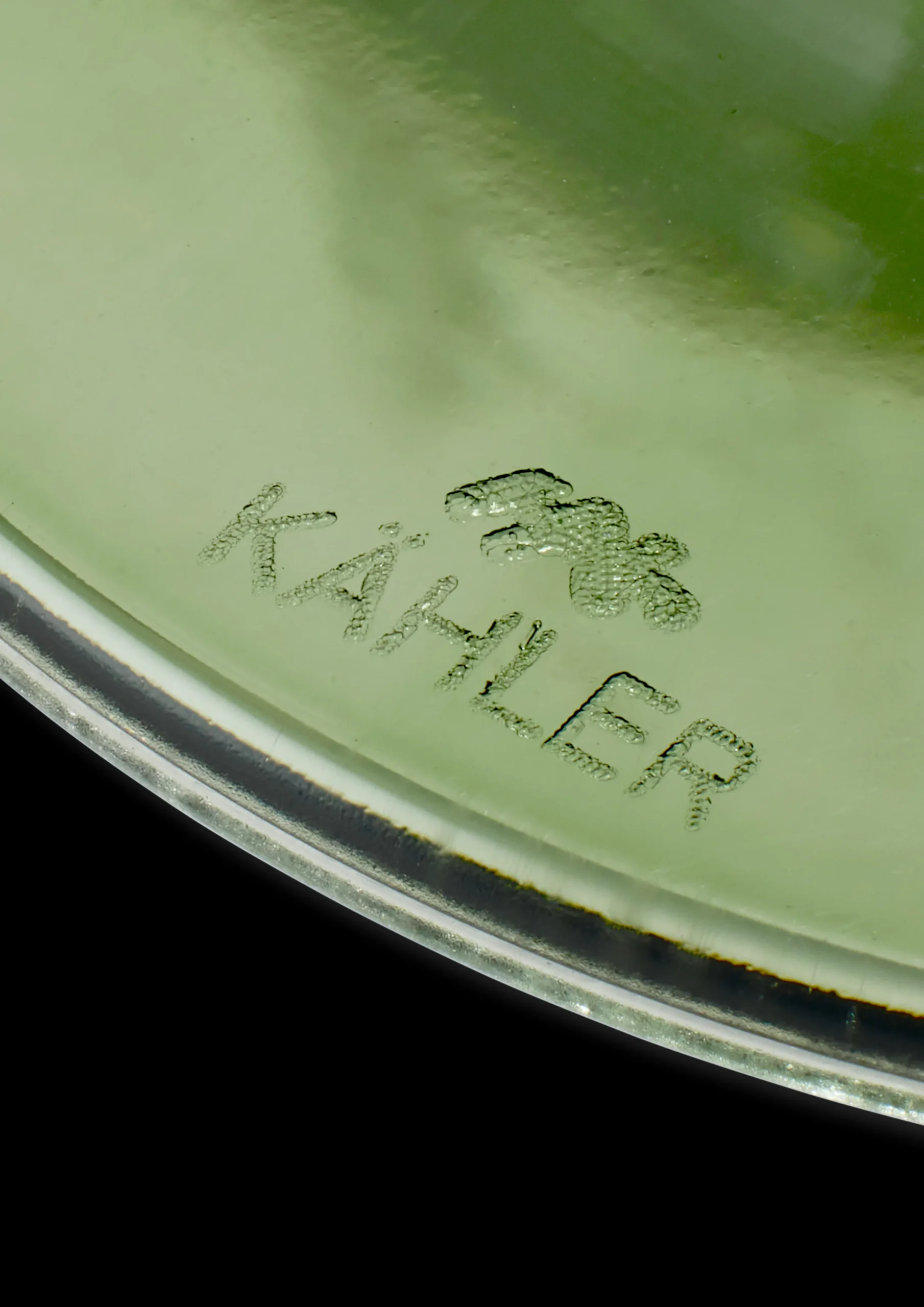 Kähler Hammershøi Hvitvinsglass 35 cl grønn 2 stk.