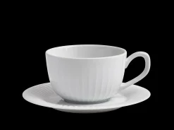 Kähler Hammershøi Kaffekopp med skål 25 cl hvit (16060)