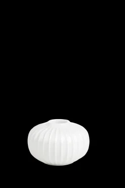 Kähler Hammershøi Lysestake rund Ø8 cm hvit (15364)