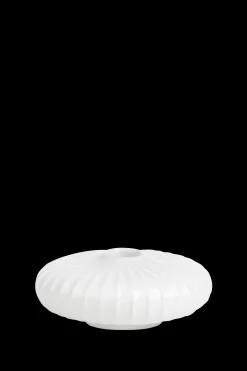 Kähler Hammershøi Lysestake rund Ø11.5 cm hvit (15368)