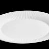Kähler Hammershøi Oval serveringsfat 28.5x22.5 hvit