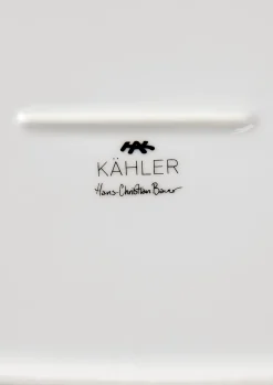 Kähler Hammershøi Oval serveringsfat 40x22.5 hvit - Kjøb her