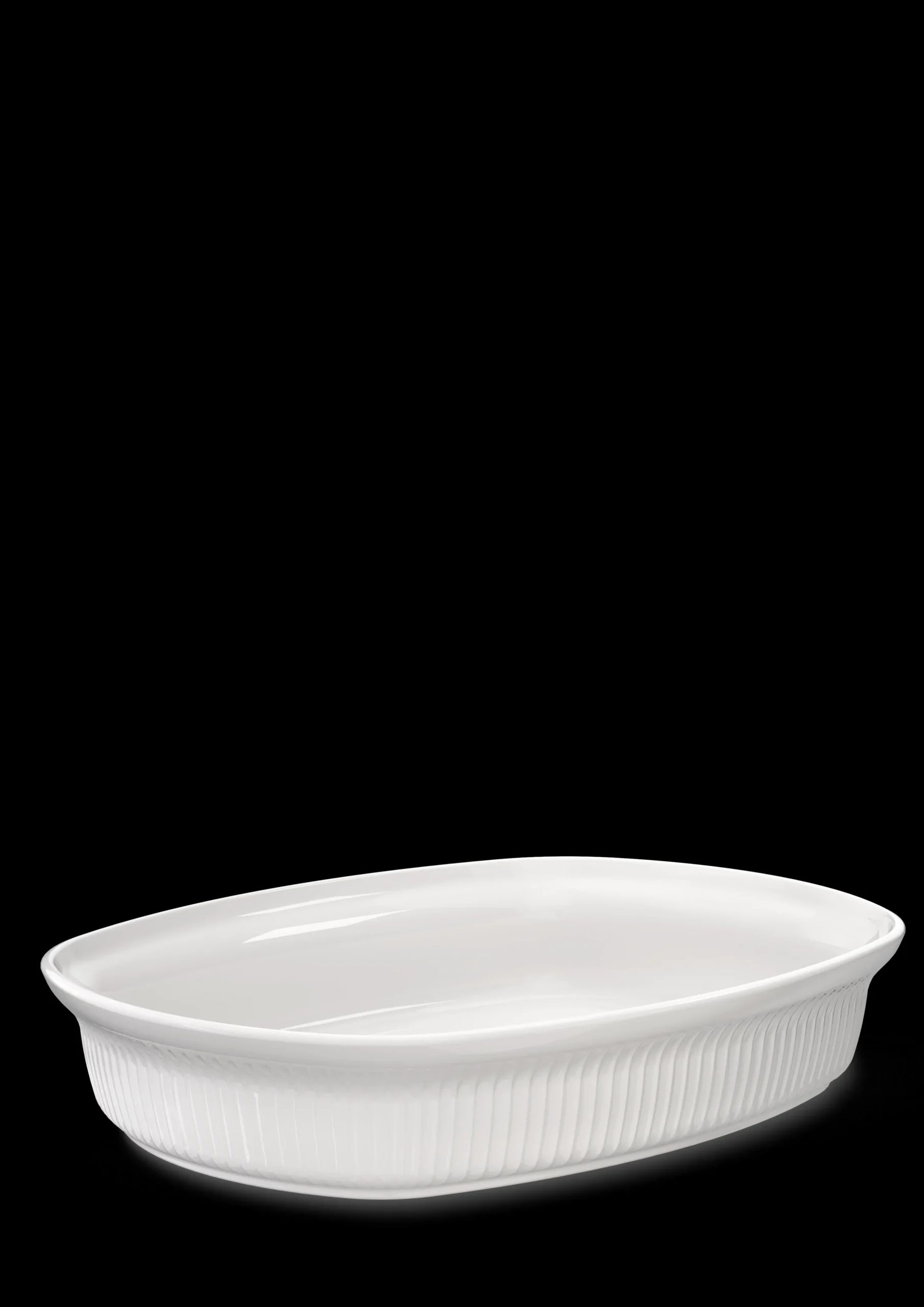 Kähler Hammershøi Ovnsfast fat 39x29.5 cm hvit