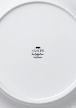 Kähler Hammershøi Poppy Tallerken Ø27 cm hvit m. deko