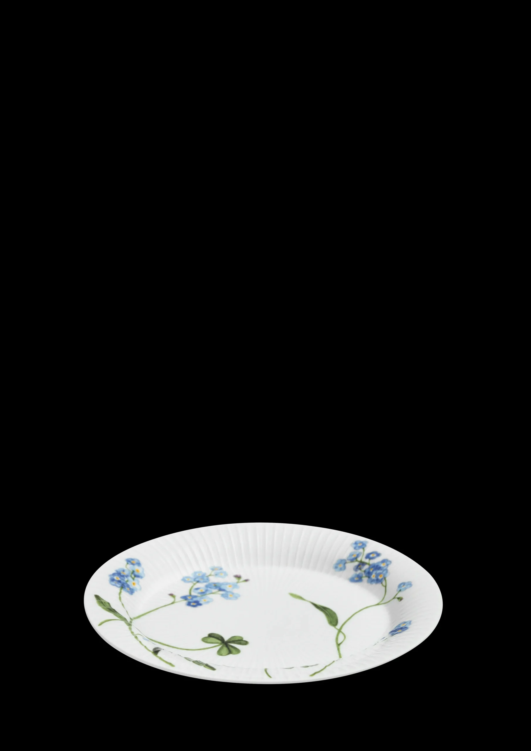 Kähler Hammershøi Summer Tallerken Ø22 cm forget me not