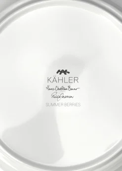 Kähler Hammershøi Summer Tallerken Ø22 cm forget me not