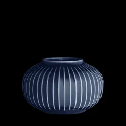 Kähler Hammershøi Telyslykt rund Ø10 cm indigo (18181)
