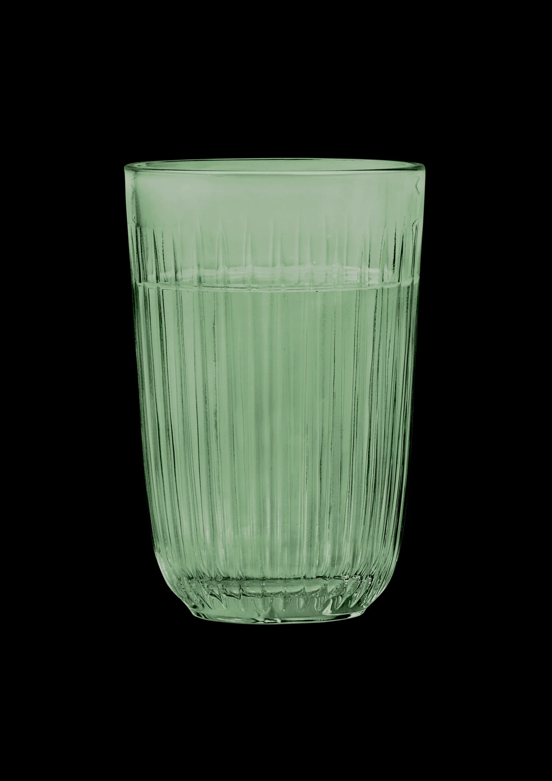 Kähler Hammershøi Vannglass 37 cl grønn 4 stk.
