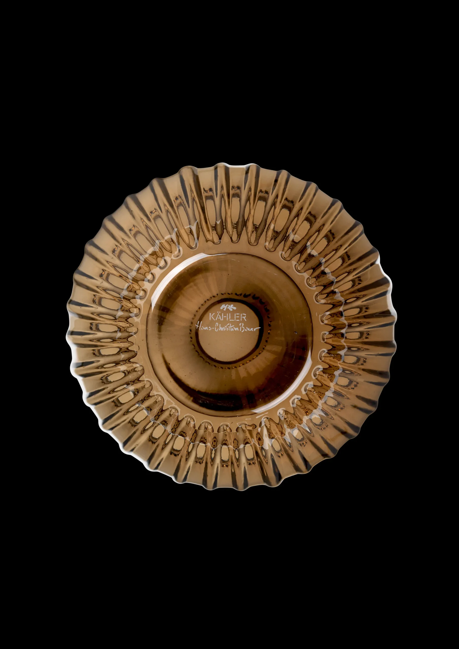 Kähler Hammershøi Vase H14 valnøtt
