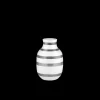 Kähler Omaggio Vase H12.5 sølv (15211)