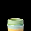 Kähler Poppery Krus 27 cl apple green/mint/yellow