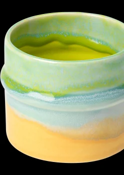 Kähler Poppery Krus 27 cl apple green/mint/yellow