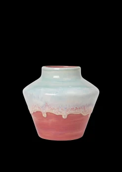 Kähler Poppery Vase H20.5 cm mint/pink - Kjøp med oss
