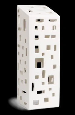 Kähler Urbania lyshus High building hvit (12443)