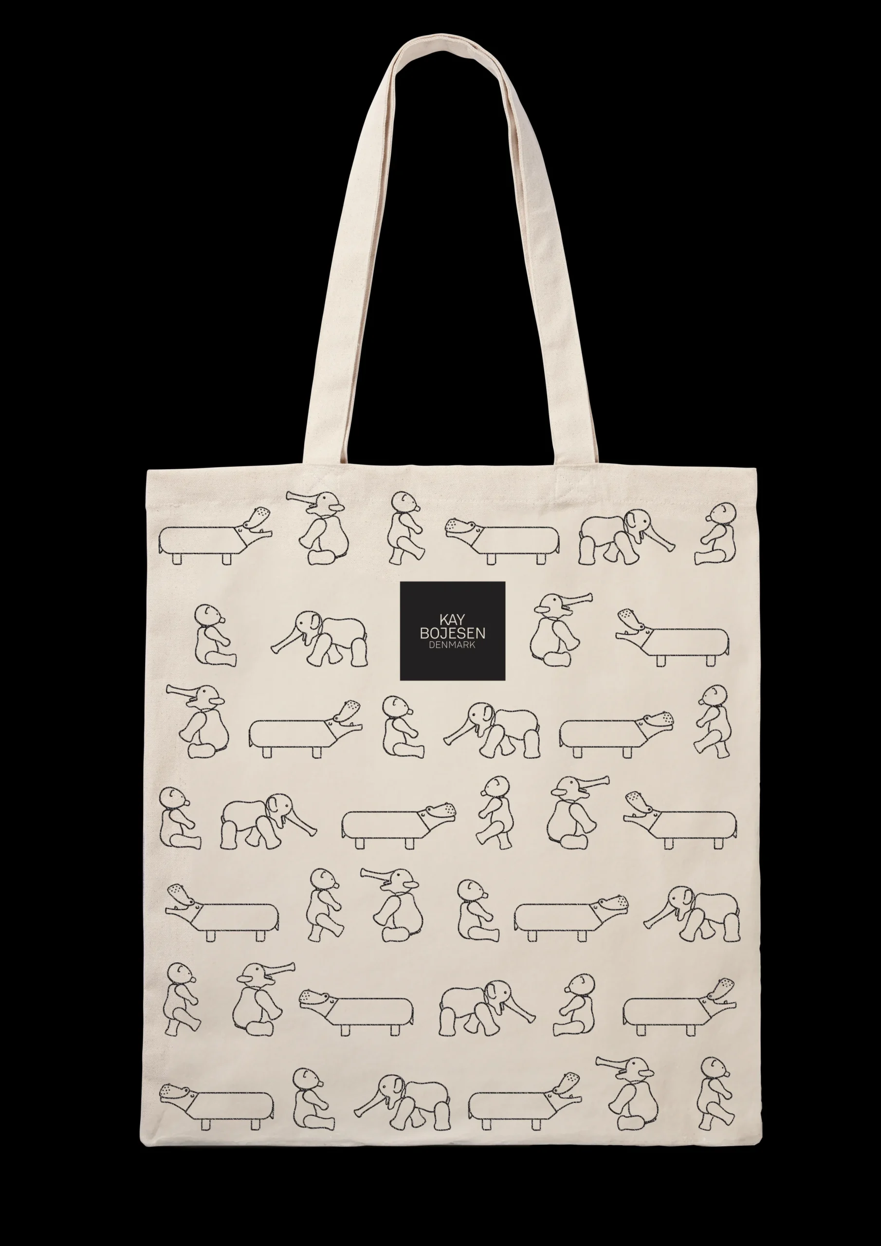 Kay Bojesen Liliput Dyr Tote 40x45 cm - Ikonisk Dansk Design