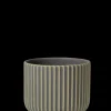 Lyngby Porcelæn Blomsterpotte medium olivengrønn | Kjøp her