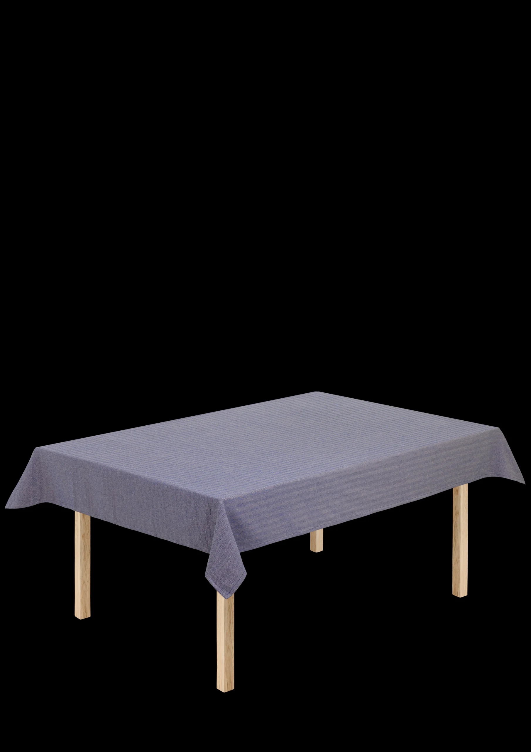 Lyngby Porcelæn Herringbone Duk 150x320 cm blå