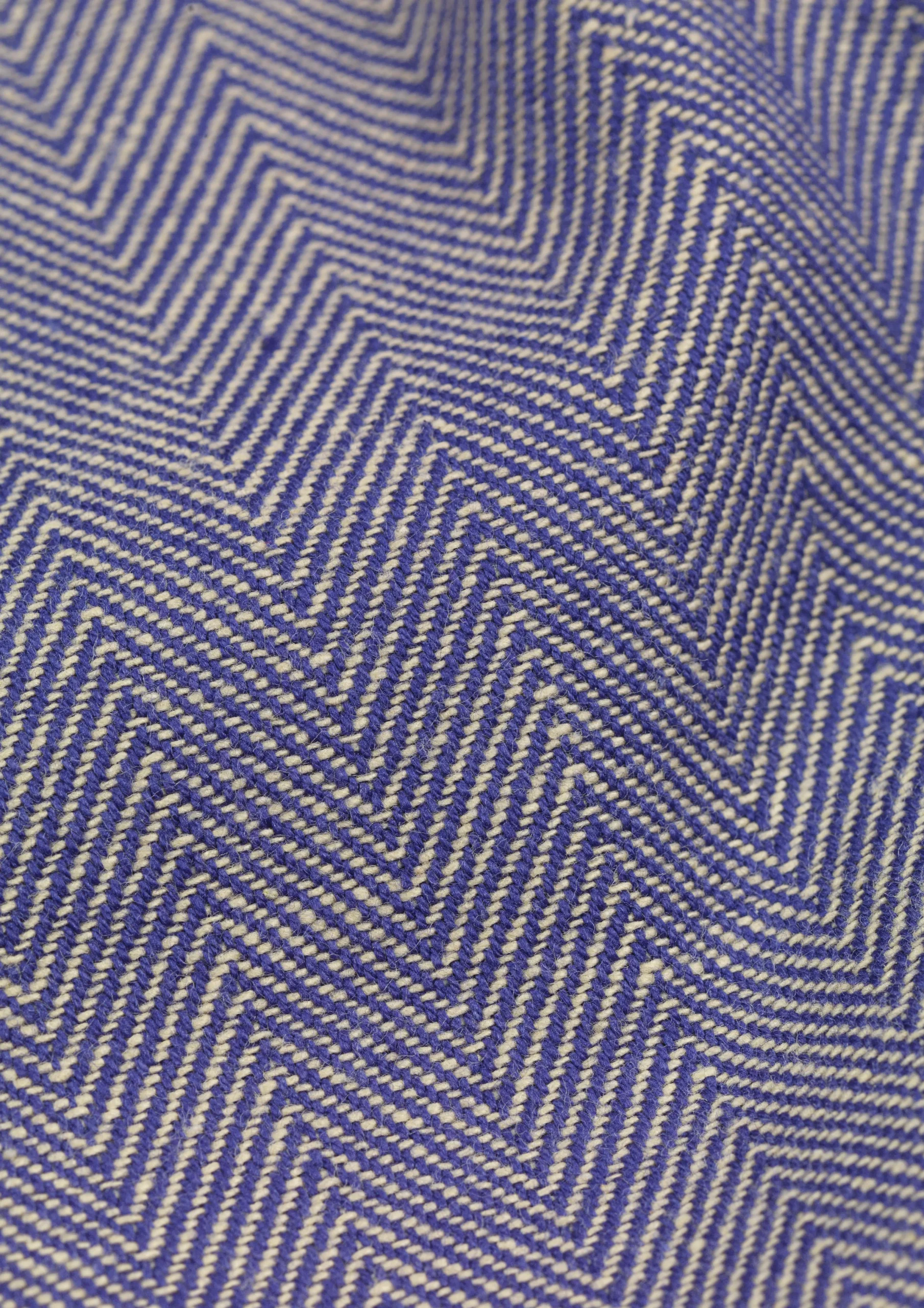 Lyngby Porcelæn Herringbone Duk 150x320 cm blå