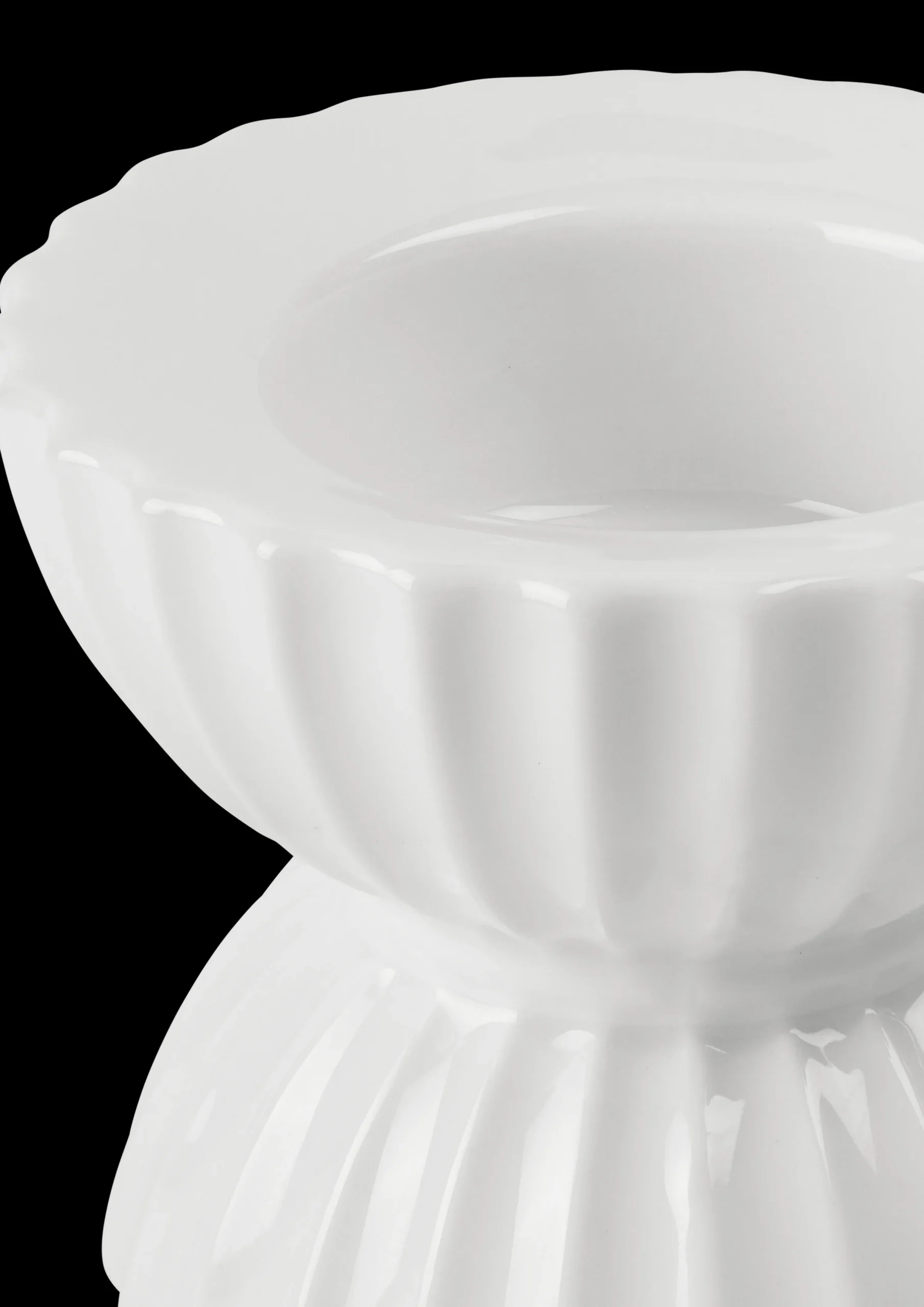 Lyngby Porcelæn Lyngby Tura Telyslykt Ø8 cm hvit - Kjøb her