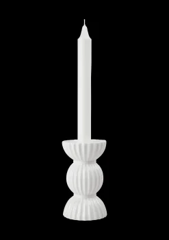 Lyngby Porcelæn Lyngby Tura Lysestake H14 cm hvit - Kjøb her