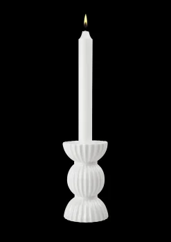 Lyngby Porcelæn Lyngby Tura Lysestake H14 cm hvit - Kjøb her