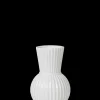 Lyngby Porcelæn Lyngby Tura Vase H18 hvit porselen