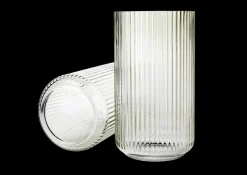 Lyngby Porcelæn Lyngby Vase H31 smoke munnblåst glass
