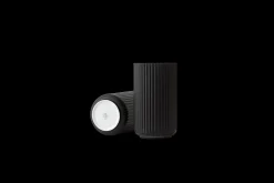 Lyngby Porcelæn Lyngby Vase H38 sort porselen