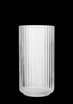 Lyngby Porcelæn Lyngby Vase H20.5 klar munnblåst glass