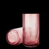 Lyngby Porcelæn Lyngby Vase H20.5 burgundy munnblåst glass