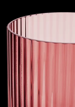 Lyngby Porcelæn Lyngby Vase H25 burgundy munnblåst glass