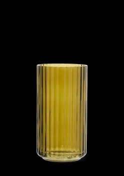Lyngby Porcelæn Lyngby Vase H15.5 olivengrønn glass