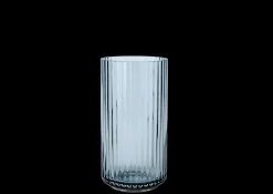 Lyngby Porcelæn Lyngby Vase H20.5 blue munnblåst glass