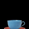 Lyngby Porcelæn Rhombe Color Tekopp med skål blå