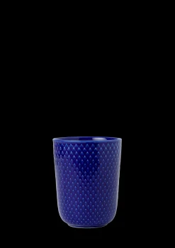 Lyngby Porcelæn Rhombe Color Krus 33 cl mørk blå