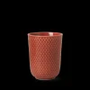 Lyngby Porcelæn Rhombe Color Krus 33 cl terracotta