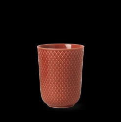 Lyngby Porcelæn Rhombe Color Krus 33 cl terracotta