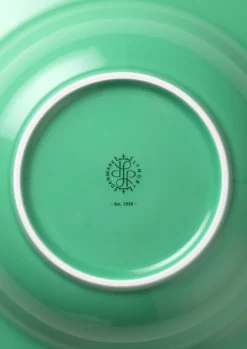 Lyngby Porcelæn Rhombe Color Dyp tallerken Ø24.5 cm grønn