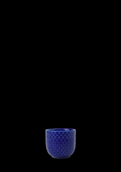 Lyngby Porcelæn Rhombe Color Eggeglass Ø5 cm mørk blå