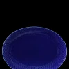 Lyngby Porcelæn Rhombe Color Oval serveringsfat