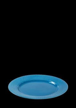Lyngby Porcelæn Rhombe Color Middagstallerken Ø27 cm blå