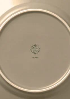 Lyngby Porcelæn Rhombe Earth Lunsjtallerken Ø23 cm clay