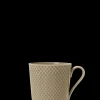 Lyngby Porcelæn Rhombe Earth Kopp med hank 39 cl clay