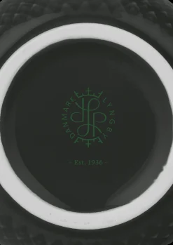 Lyngby Porcelæn Rhombe Earth Kopp med hank 39 cl slate