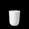 Lyngby Porcelæn Rhombe Krus 33 cl hvit