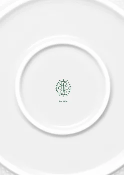 Lyngby Porcelæn Rhombe Serveringsskål Ø28 cm hvit - Kjøp nå